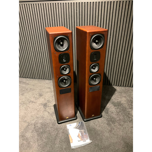 Castle Avon 5 tower speakers in cherry finish, Pre Loved pair