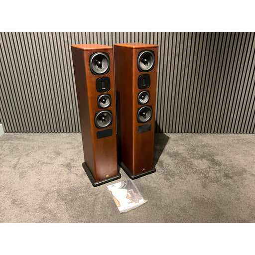 Castle Avon 5 tower speakers in cherry finish, Pre Loved pair