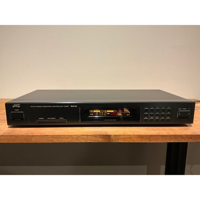 JVC FX 311 BK, AM FM Tuner component in black. Pre Loved