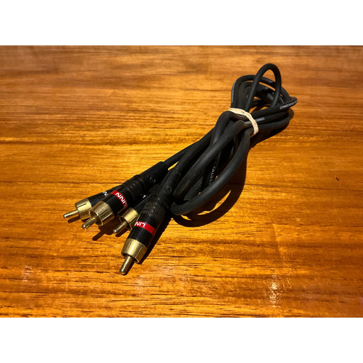 LINN factory terminated 1.2 metre rca cables, pre loved