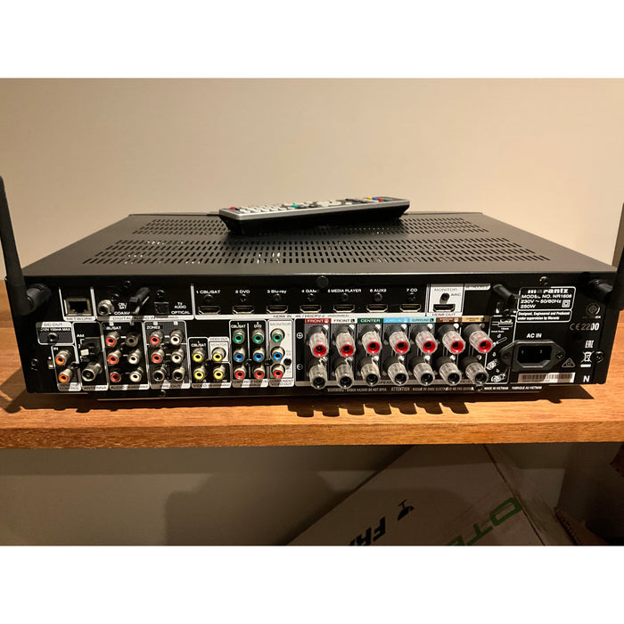 Marantz nr1606 slimline av receiver, black, pre loved