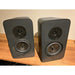 Rega Kyte Bookshelf speakers black, slight damage, Pre Loved