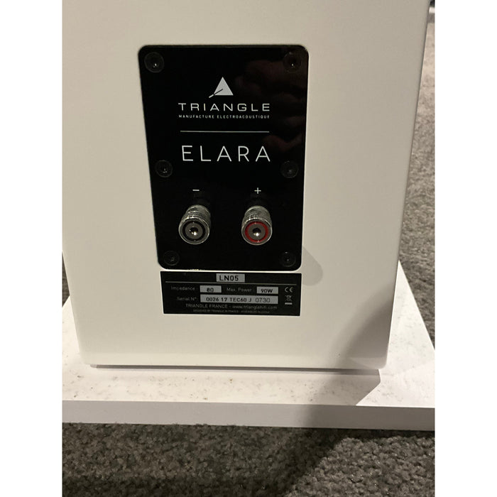 Triangle Elara LN05 Gloss white Tower Speakers Pre Loved Trade in