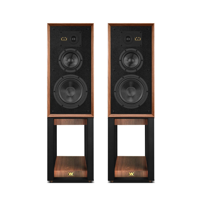 Wharfedale - Super Linton - Bookshelf Speakers w/ Stands