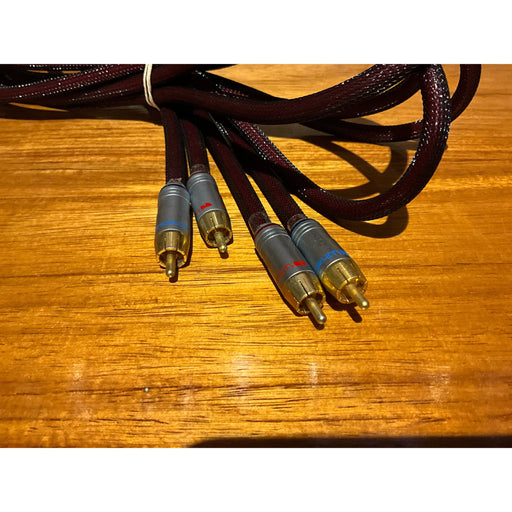 Whatmough Audio RCA cables 2 metre pair.pre loved